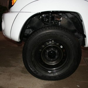 FJ Steelies Black steel rims 17 inch front