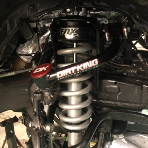 Fox coilovers and Dirt King UCAs