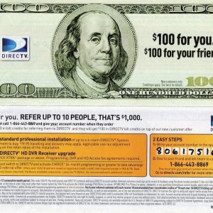 DirecTV refer a friend coupon