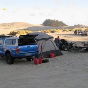 Camping at Winchester bay, OR