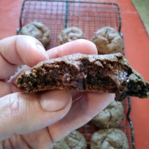 Healthy ish chocolate chocolate chip cookies