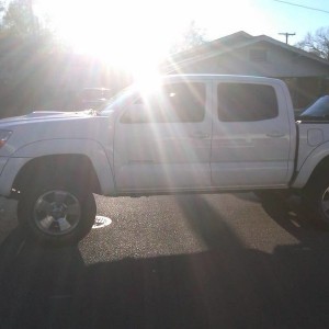 After Lift Installed, Stock Rims and Tires