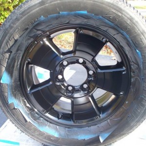 stock wheel, black