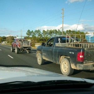 toyota towing a chevy 1