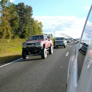 toyota towing a chevy 3