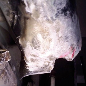 Fiberglass on and sanded