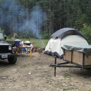camping at goat mountain