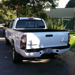 2011 White Tacoma PreRunner TRD Sport