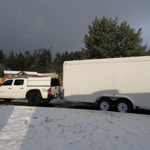 Oregon Dunes Thanksgiving 2010- 4" of snow