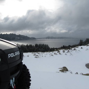 Oregon Dunes Thanksgiving 2010- 4" of snow
