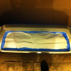Grill about to be painted