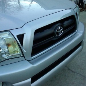 Grill back from paint shop