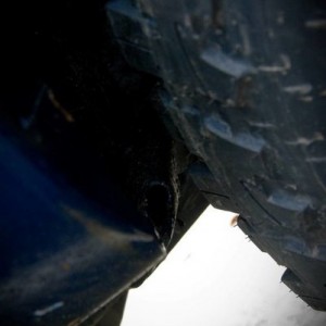 cut frame for tires