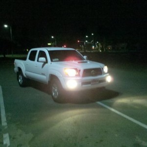 My truck in parking lot