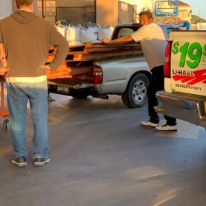 Lol. Putting those leaf springs to the test