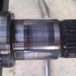 Left CV/Diff needle bearing replacement