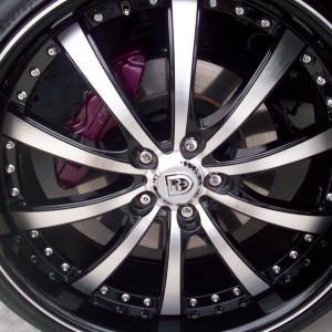 22'' lexani and custom lexus lx 470  4-piston brakes
