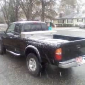 Tacoma in the snow