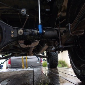 broken axle housing