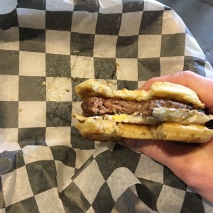 The breakfast burger