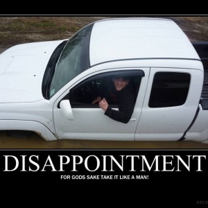 disappoint