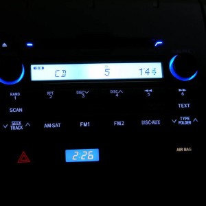 LED stock radio change