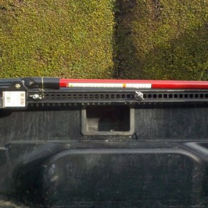 Hi lift jack mounted
