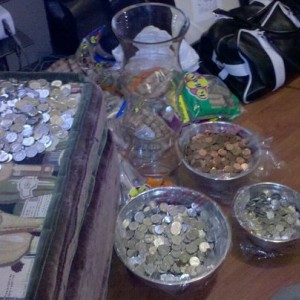money_top_view