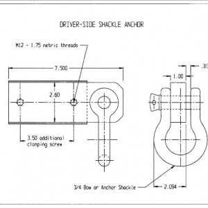 Driver-side Shackle Mount