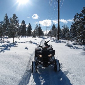 X-mas snow sleding in Oregon