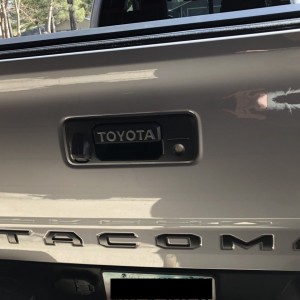 Tacoma Tailgate No Plate
