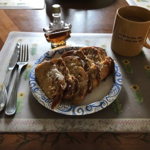 The "once-a-year" French toast made from Easter Bread. :drool: