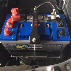 Battery installed