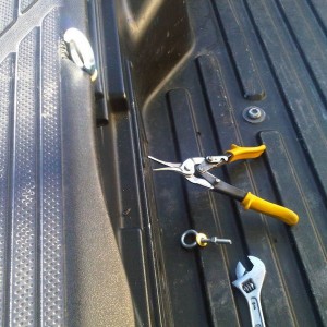 new tie down hook up
