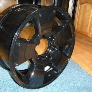 Powder coated TRD Sport Wheels