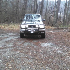 1st gen tacoma push bar winch light