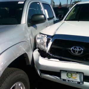 Wrecked Tacomas