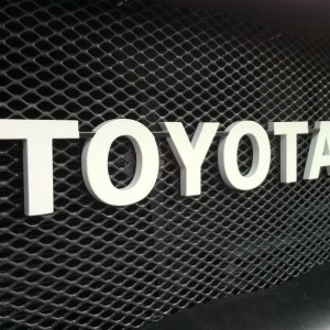 Toyota letters Metal Miller, AzogSS