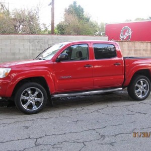 2006 Red Tacoma Double Cab Short Bed,  AKA My B&%#%