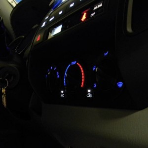 AC control dials color changed