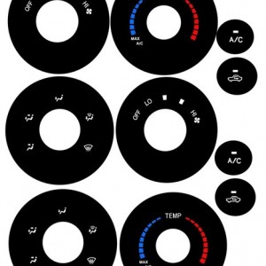 control dial vinyl decal 09+