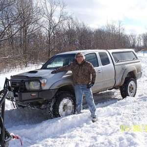 Snow wheeling at Jeff's