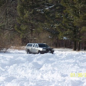Snow wheeling at Jeff's