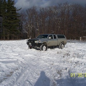 Snow wheeling at Jeff's