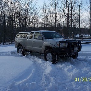 Snow wheeling at Jeff's