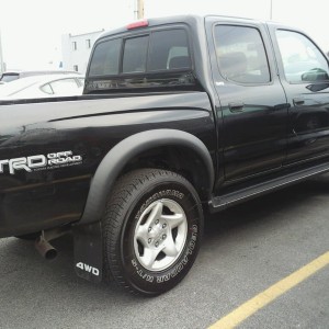 Sitting on the lot, before I bought it.