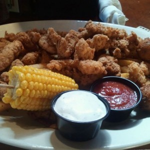 Razzoos in Stafford Tx. Omg fried alligator n cold beer. Oh yes!