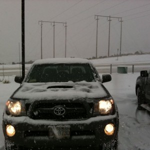 It's dumping here... Wishing I had Weathertechs...