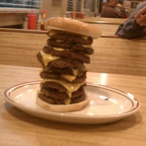 Burger challenge that kicked my ass........
