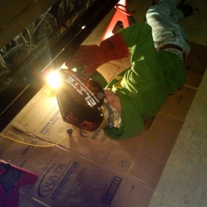 Fixin to weld on the sliders